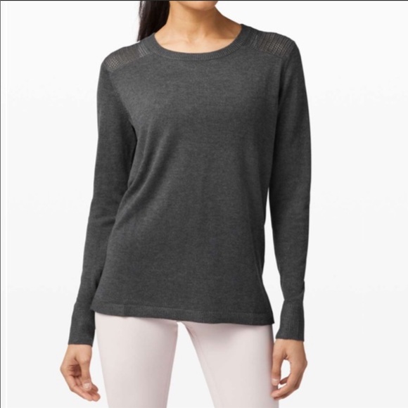 NWT Lululemon back to back LS sweater SIZE 4 - Picture 7 of 8